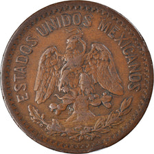 Moneda, México, 10 Centavos, 1920, Mexico City, MBC, Bronce, KM:430