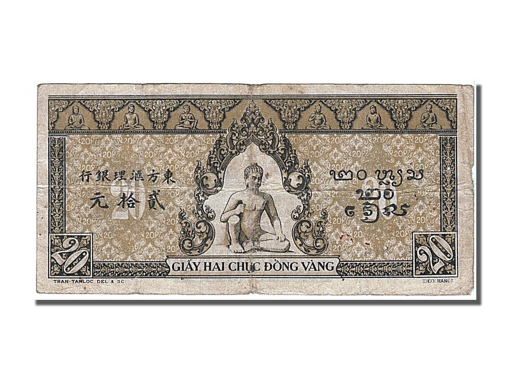 Indochine, 20 Piastres type IDEO