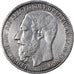 Coin, CONGO FREE STATE, Leopold II, 5 Francs, 1887, Very rare, VF(30-35)