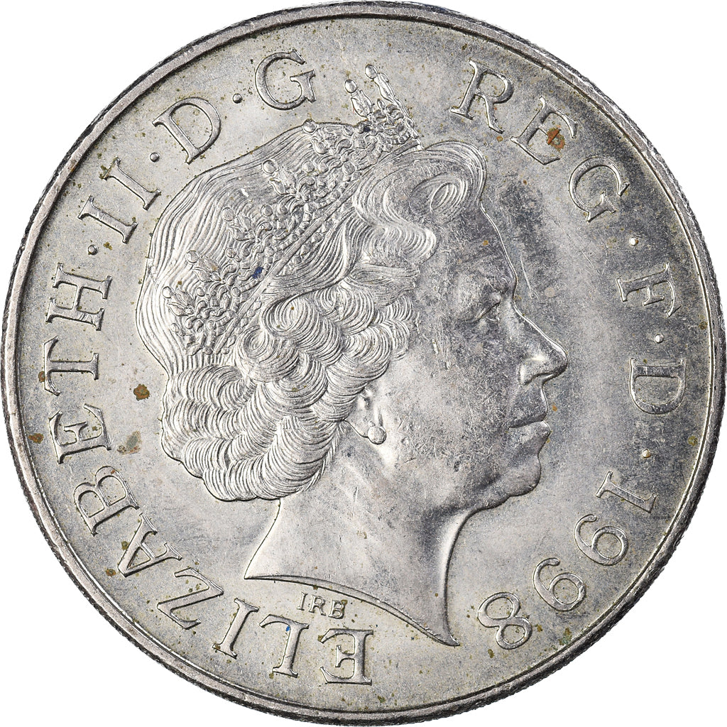 Coin, Great Britain, Elizabeth II, 5 Pounds, 1998, EF(40-45), Copper-nickel