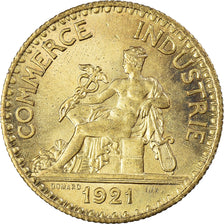 Coin, France, Chambre de commerce, 2 Francs, 1921, Paris, AU(55-58)