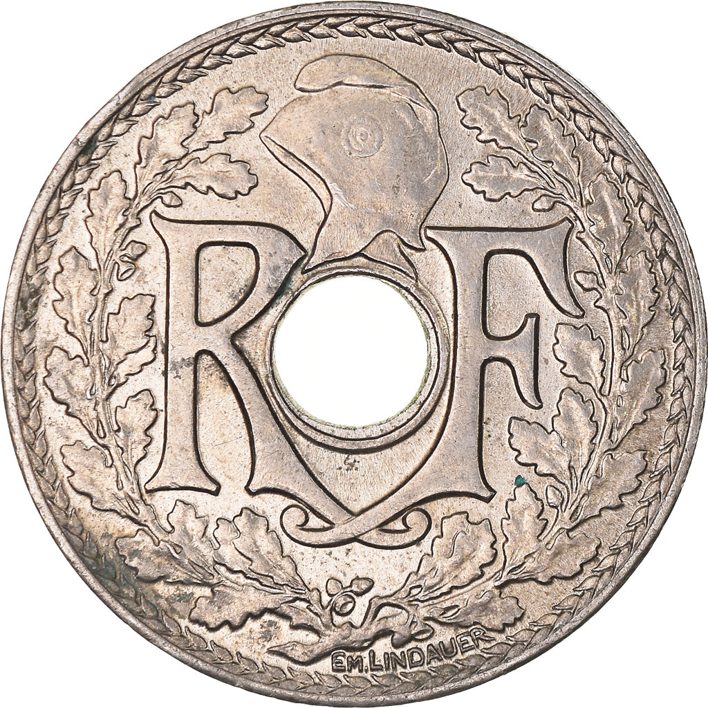 Coin, France, Lindauer, 25 Centimes, 1920, AU(55-58), Copper-nickel, KM:867a
