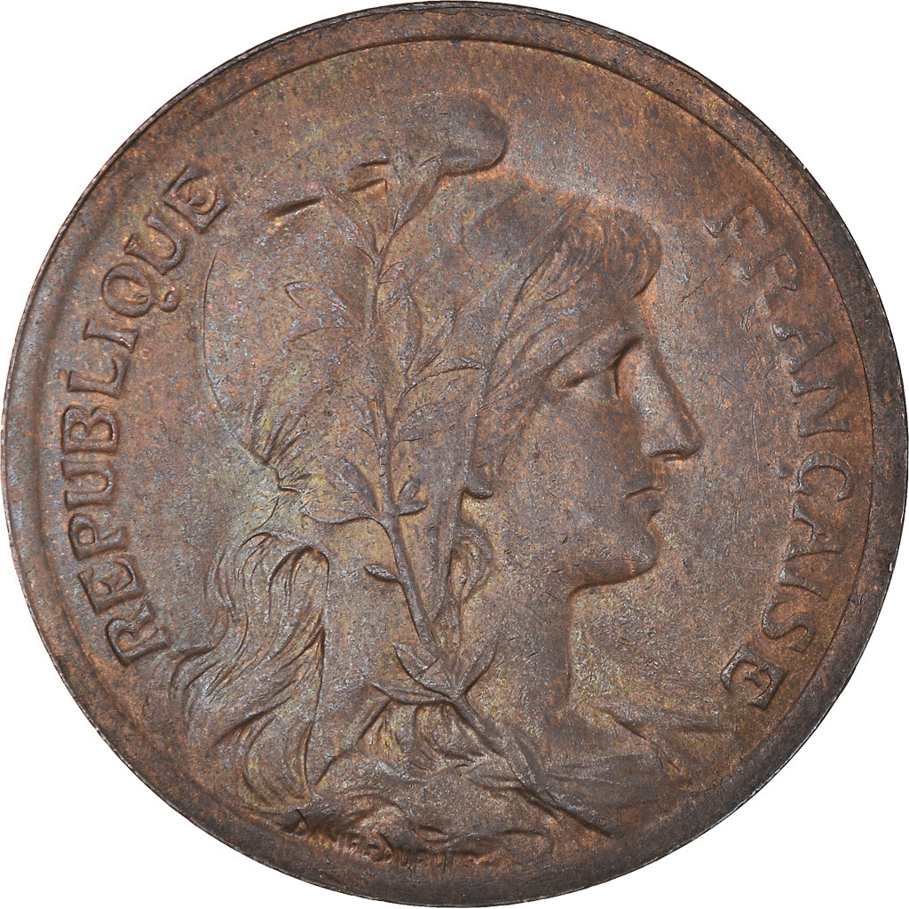 Coin, France, Dupuis, 10 Centimes, 1916, Paris, AU(50-53), Bronze, KM:843