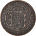Coin, Luxembourg, William III, 10 Centimes, 1855, Paris, EF(40-45), Bronze
