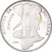Coin, Guinea-Bissau, 10000 Pesos, 1993, Proof, MS(63), Silver, KM:31