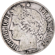 Monnaie, France, Cérès, Franc, 1895, Paris, TB, Argent, Gadoury:465a, KM:822.1