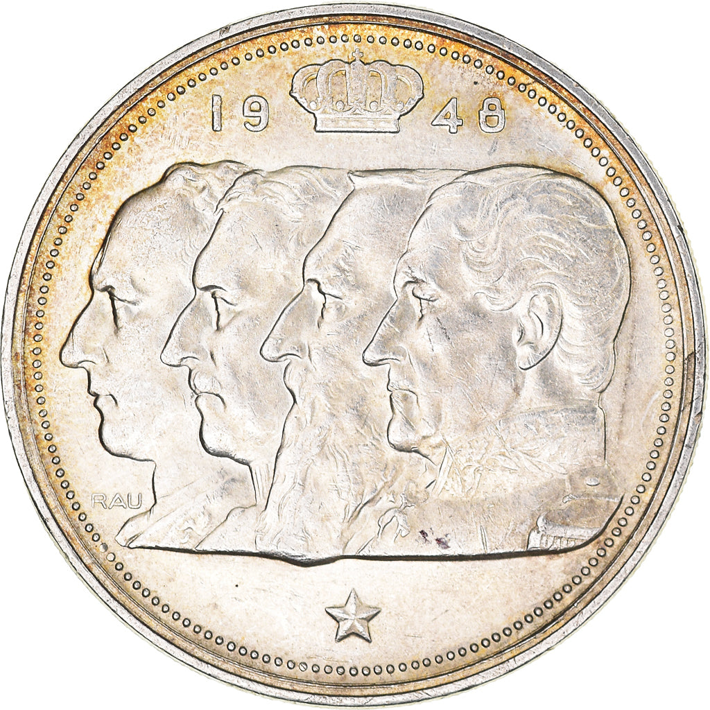Coin, Belgium, Régence Prince Charles, 100 Francs, 100 Frank, 1948, EF(40-45)