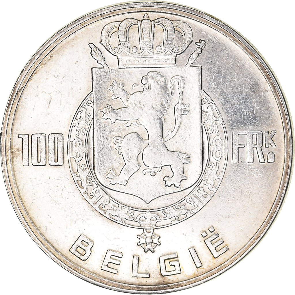 Coin, Belgium, Régence Prince Charles, 100 Francs, 100 Frank, 1948, EF(40-45)
