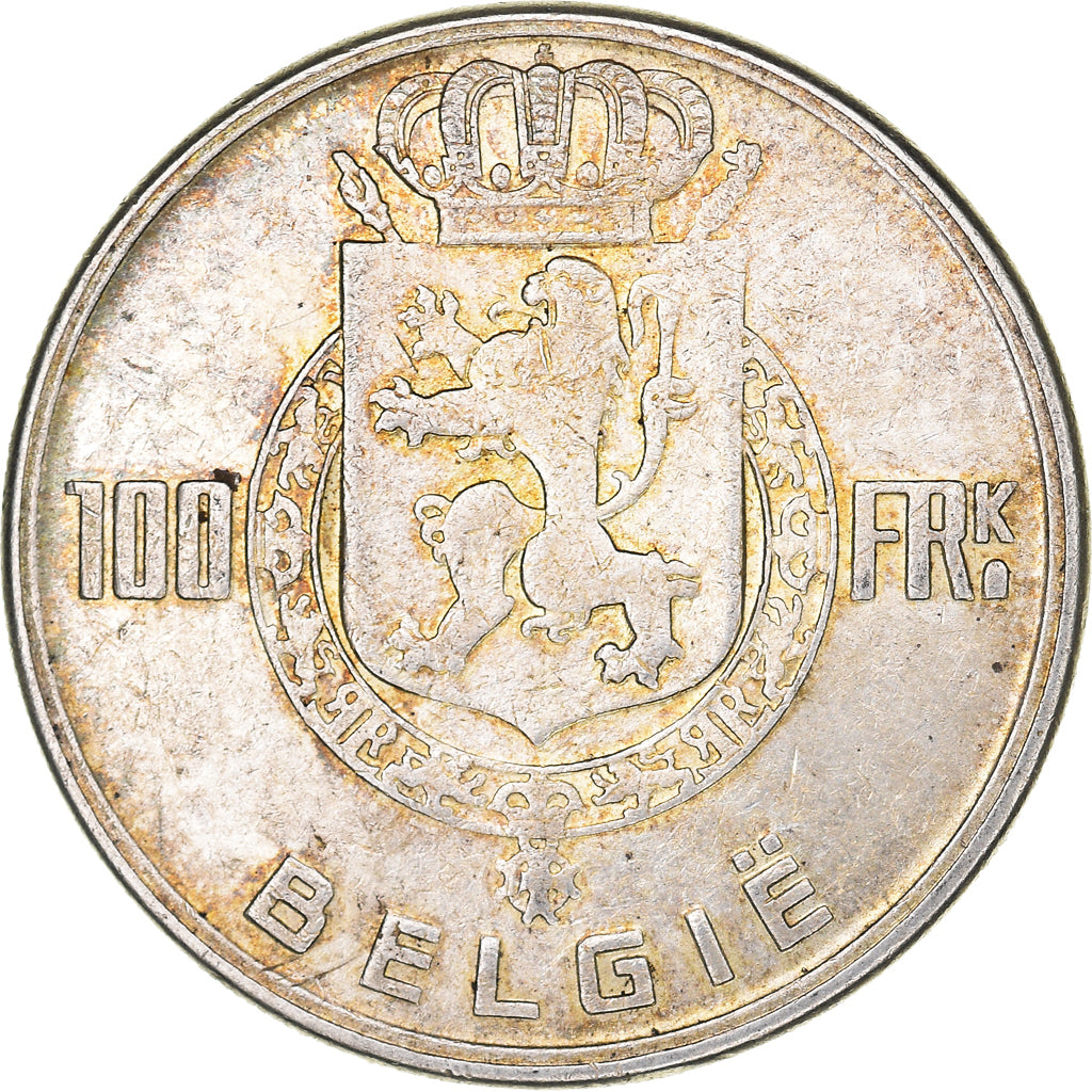 Monnaie, Belgique, Régence Prince Charles, 100 Francs, 100 Frank, 1949, TTB