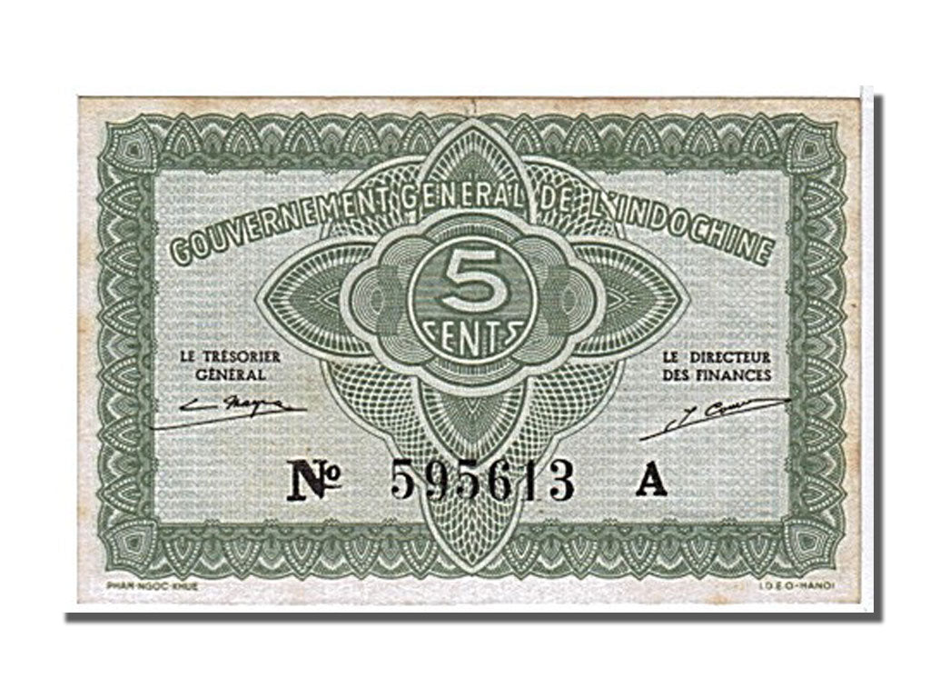 French Indo-China, 5 Cents, 1942, KM #88a, UNC(65-70), 595613