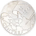 França, 10 Euro, Centre, 2010, Paris, AU(55-58), Prata, Gadoury:EU399, KM:1650