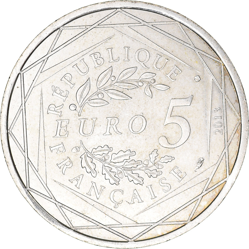 France, 5 Euro, Liberté, 2013, AU(50-53), Silver, Gadoury:EU645