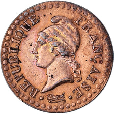 Münze, Frankreich, Dupré, Centime, AN 6, Paris, S+, Bronze, KM:646, Gadoury:76