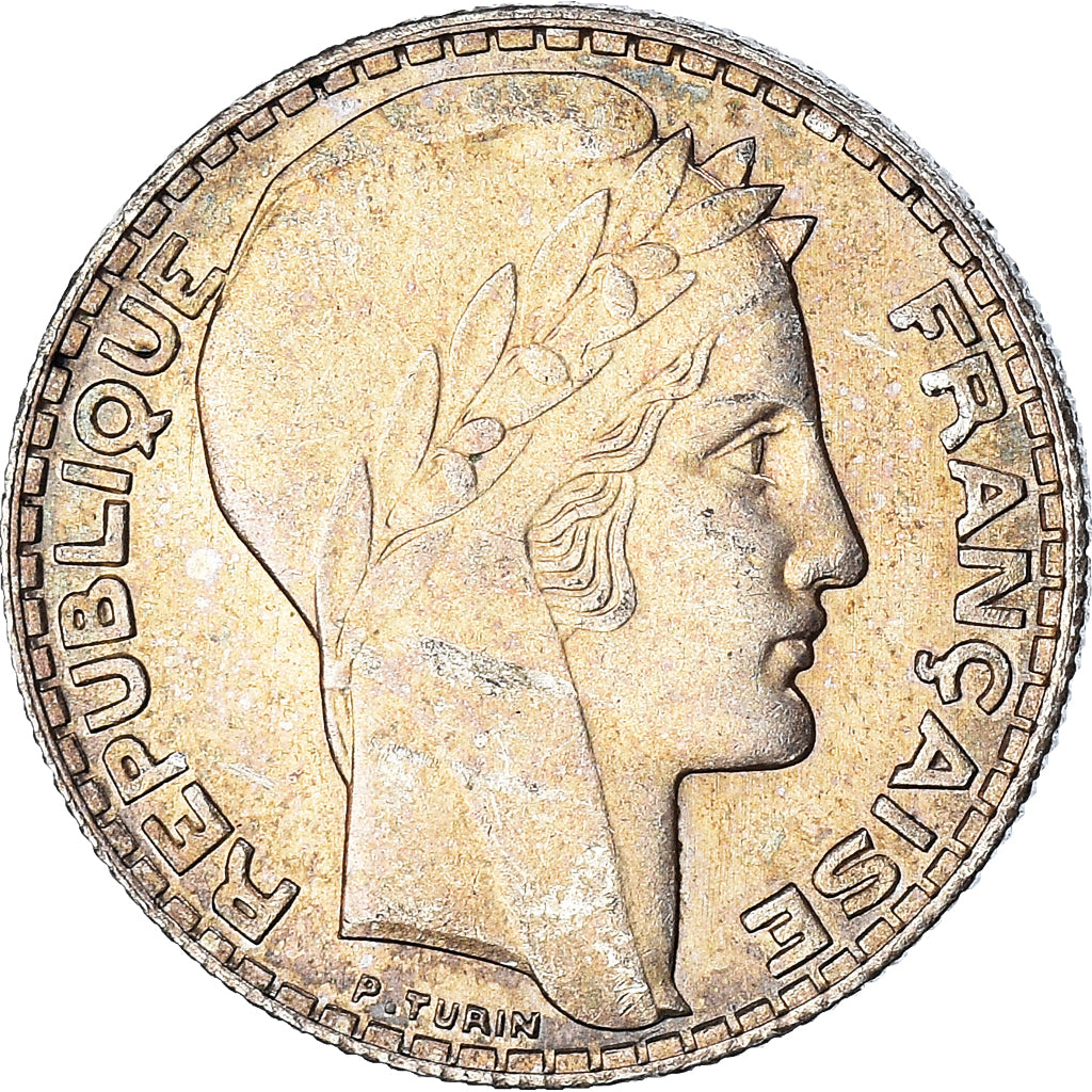 Münze, Frankreich, Turin, 10 Francs, 1933, Paris, SS+, Silber, KM:878