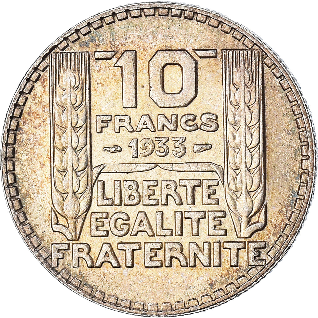 Münze, Frankreich, Turin, 10 Francs, 1933, Paris, SS+, Silber, KM:878
