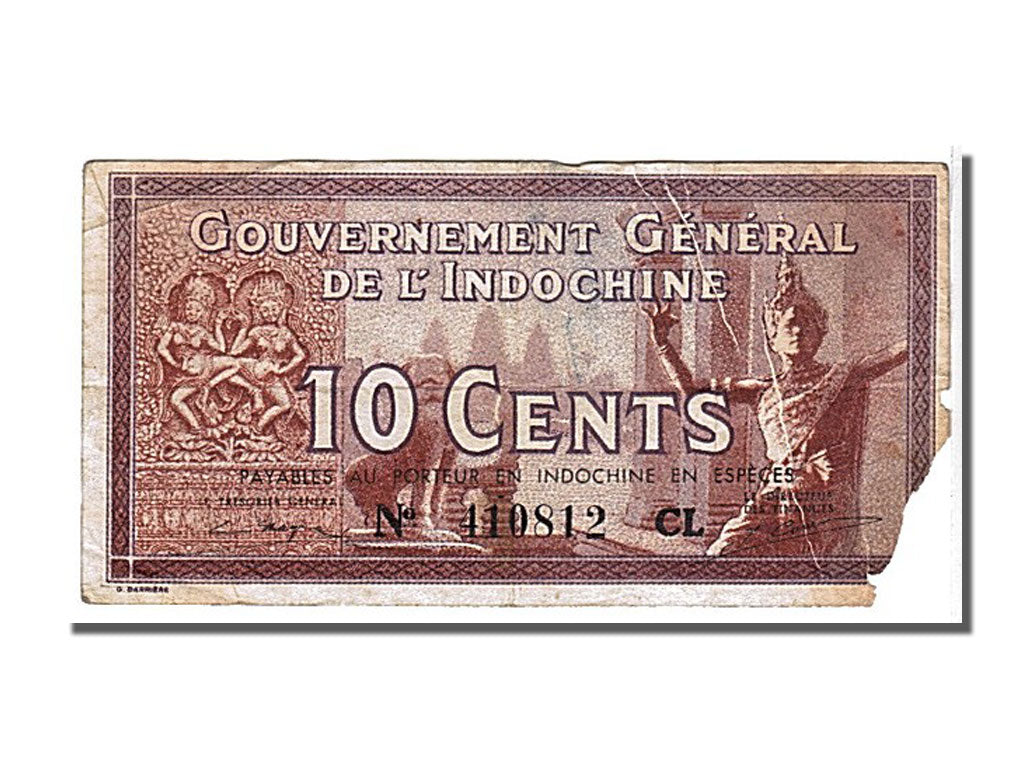 Indocina francese, 10 Cents, 1939, BB