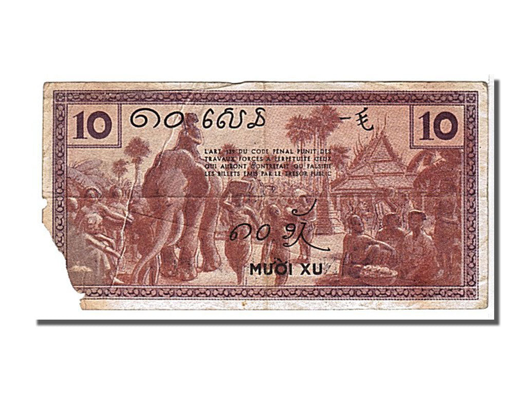 Indocina francese, 10 Cents, 1939, BB