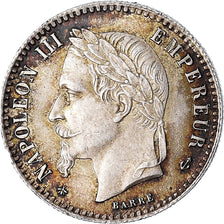 Coin, France, Napoleon III, 50 Centimes, 1867, Paris, AU(50-53), Silver