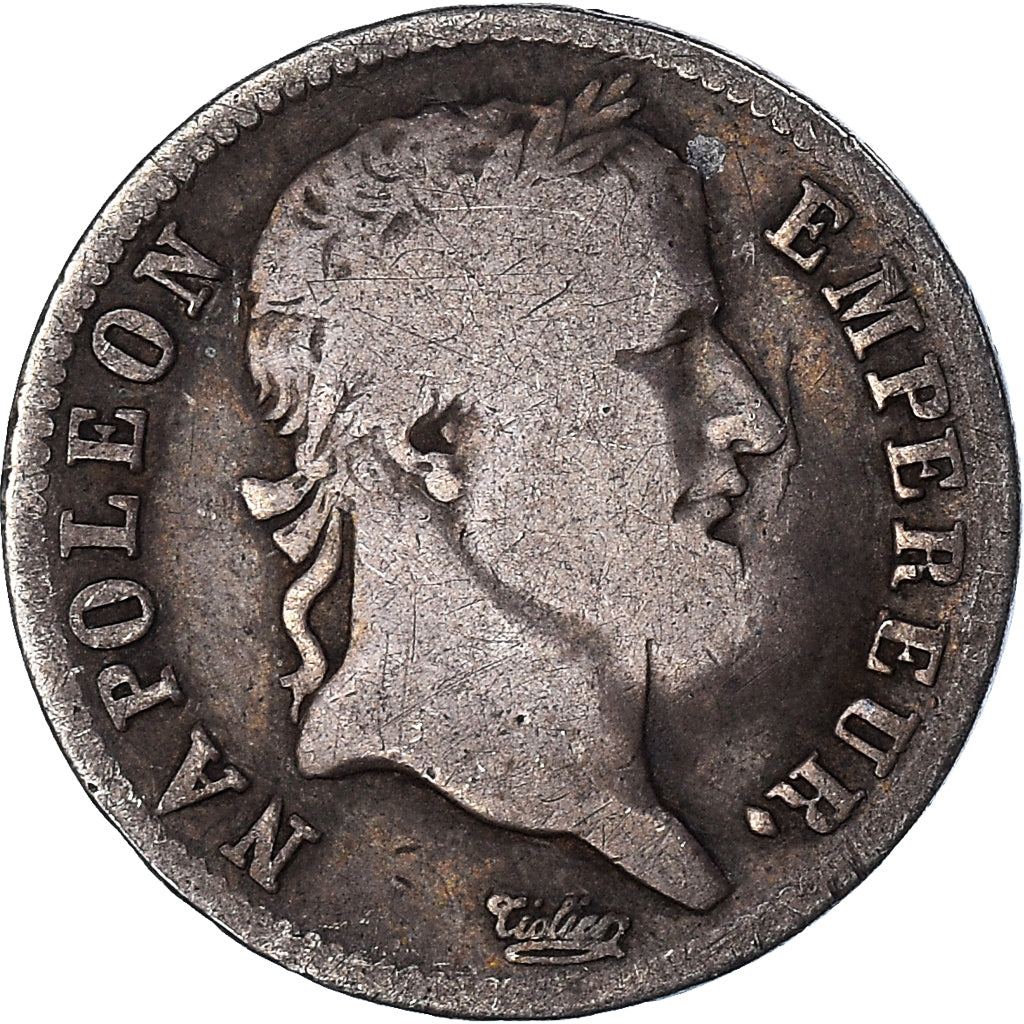 Munten, Frankrijk, Napoléon I, Franc, 1811, Rouen, ZG+, Zilver, KM:692.2