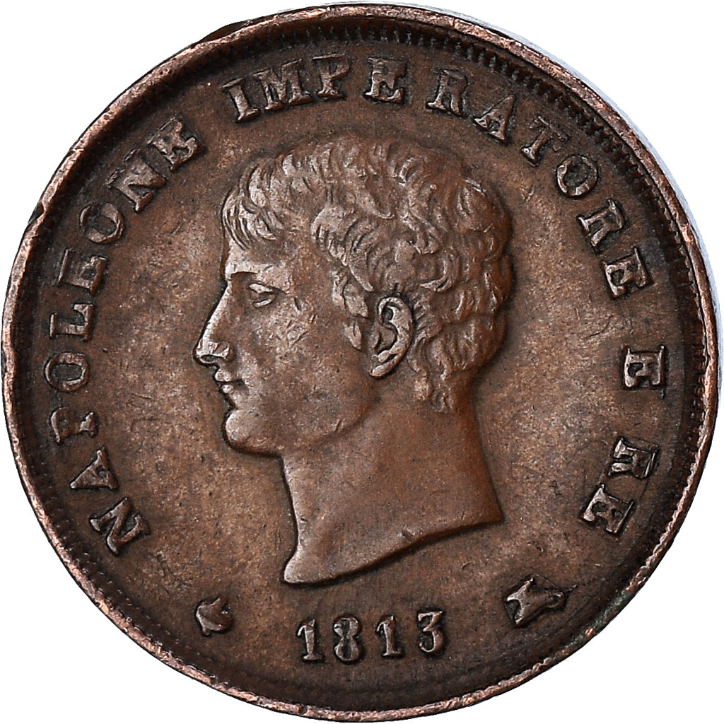 Moneda, Estados italianos, KINGDOM OF NAPOLEON, Napoleon I, 3 Centesimi, 1813
