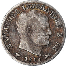 Moneta, DEPARTAMENTY WŁOSKIE, KINGDOM OF NAPOLEON, Napoleon I, 10 Soldi, 1811