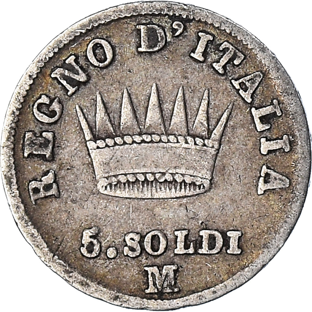 Monnaie, États italiens, KINGDOM OF NAPOLEON, Napoleon I, 10 Soldi, 1811