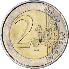 Monaco, Rainier III, 2 Euro, 2001, Paris, AU(50-53), Bi-Metallic, Gadoury:MC179