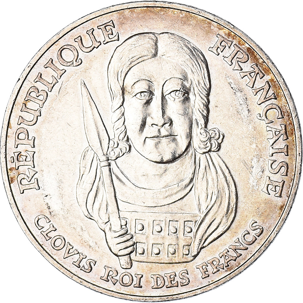 Monnaie, France, Clovis, 100 Francs, 1996, TTB, Argent, Gadoury:953, KM:1180