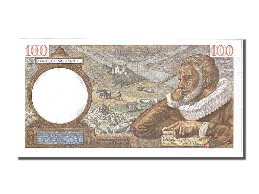 Billete, Francia, 100 Francs, 100 F 1939-1942 ''Sully'', 1942, 1942-04-02, UNC