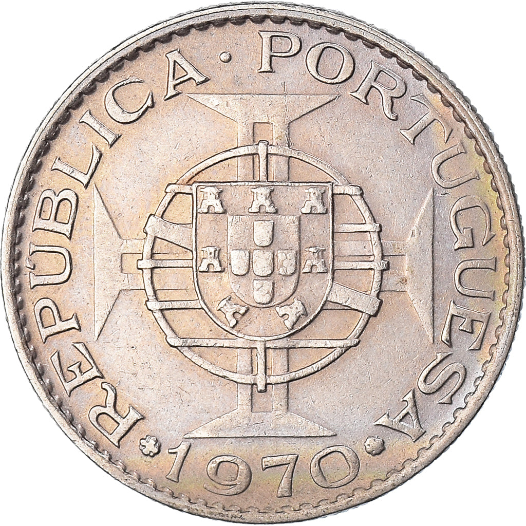 Monnaie, Mozambique, 10 Escudos, 1970, TTB, Cupro-nickel, KM:79b