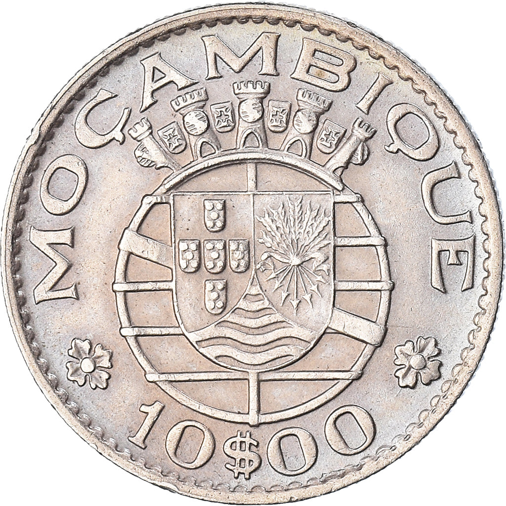 Monnaie, Mozambique, 10 Escudos, 1970, TTB, Cupro-nickel, KM:79b