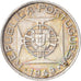 Coin, Mozambique, 5 Escudos, 1949, EF(40-45), Silver, KM:69