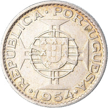 Coin, Mozambique, 10 Escudos, 1954, EF(40-45), Silver, KM:79