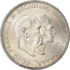 Coin, Denmark, Frederik IX, 5 Kroner, 1960, Copenhagen, EF(40-45), Silver