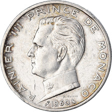 Münze, Monaco, Rainier III, 5 Francs, 1960, SS, Silber, KM:141, Gadoury:MC 152