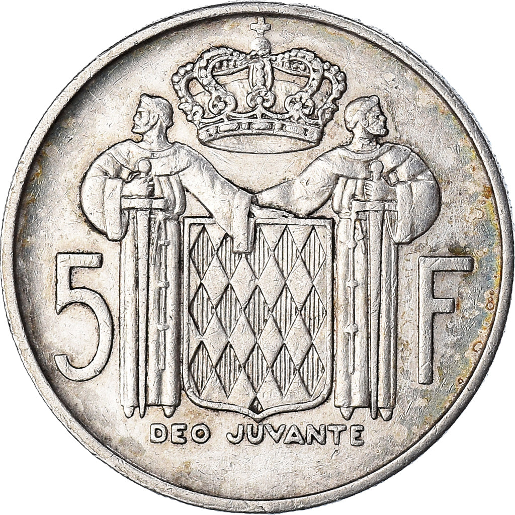 Münze, Monaco, Rainier III, 5 Francs, 1960, SS, Silber, KM:141, Gadoury:MC 152
