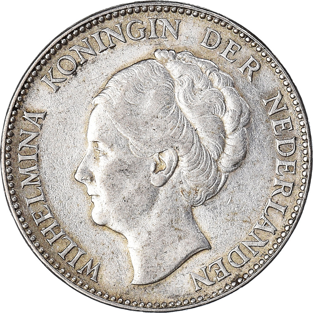 Coin, Netherlands, Wilhelmina I, Gulden, 1930, EF(40-45), Silver, KM:161.1