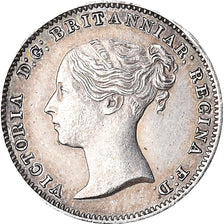 Coin, Great Britain, Victoria, 3 Pence, 1865, EF(40-45), Silver, KM:730