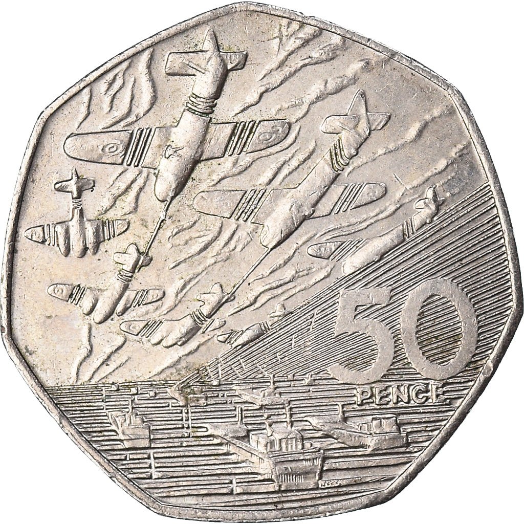 Coin, Great Britain, Elizabeth II, 50 Pence, 1994, EF(40-45), Copper-nickel