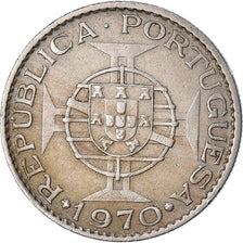 Coin, Mozambique, 10 Escudos, 1970, EF(40-45), Copper-nickel, KM:79b