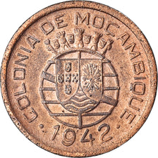 Coin, Mozambique, 10 Centavos, 1942, EF(40-45), Bronze, KM:72