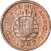 Coin, Mozambique, 10 Centavos, 1942, EF(40-45), Bronze, KM:72