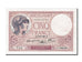 Billet, France, 5 Francs, 5 F 1917-1940 ''Violet'', 1939, 1939-10-05, NEUF