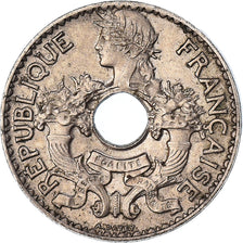 Münze, FRENCH INDO-CHINA, 5 Cents, 1924, Paris, SS+, Kupfer-Nickel, KM:18