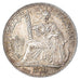 Moneta, FRANCUSKIE INDOCHINY, 10 Cents, 1923, Paris, AU(50-53), Srebro, KM:16.1
