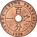 Münze, FRENCH INDO-CHINA, Cent, 1939, Paris, SS+, Bronze, KM:12.1, Lecompte:101