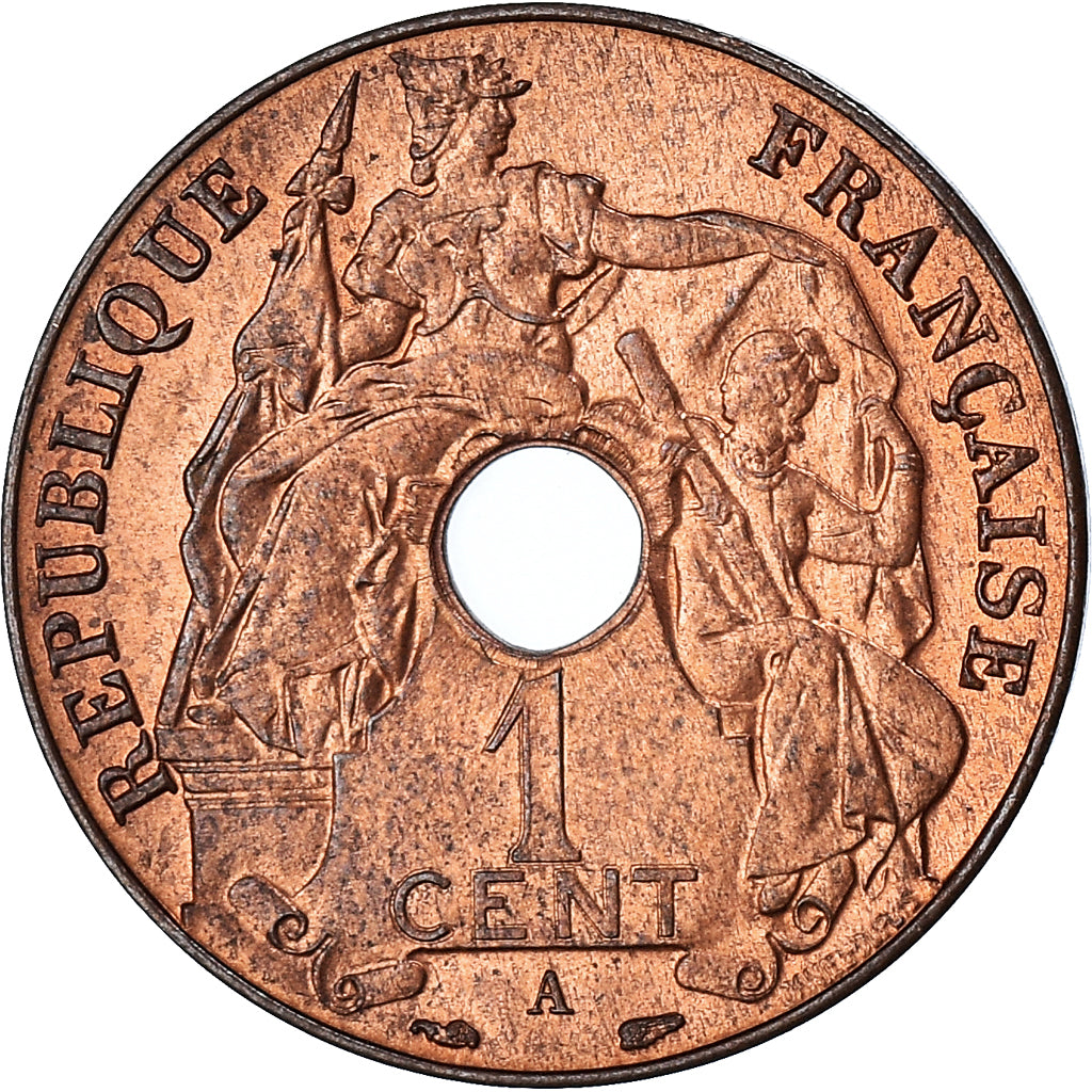 Coin, FRENCH INDO-CHINA, Cent, 1939, Paris, AU(50-53), Bronze, KM:12.1