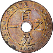 Coin, FRENCH INDO-CHINA, Cent, 1920, San Francisco, AU(50-53), Bronze, KM:12.2