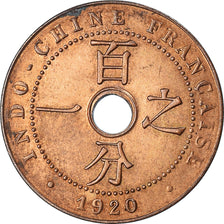 Coin, FRENCH INDO-CHINA, Cent, 1920, San Francisco, EF(40-45), Bronze, KM:12.2