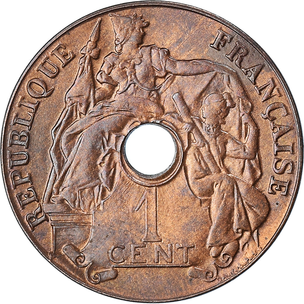 Coin, FRENCH INDO-CHINA, Cent, 1920, San Francisco, AU(50-53), Bronze, KM:12.2